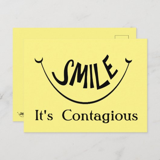スマイルは伝染している ポストカード (正面/裏面)