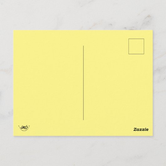 スマイルは伝染している ポストカード (裏面)