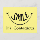 スマイルは伝染している ポストカード (正面)