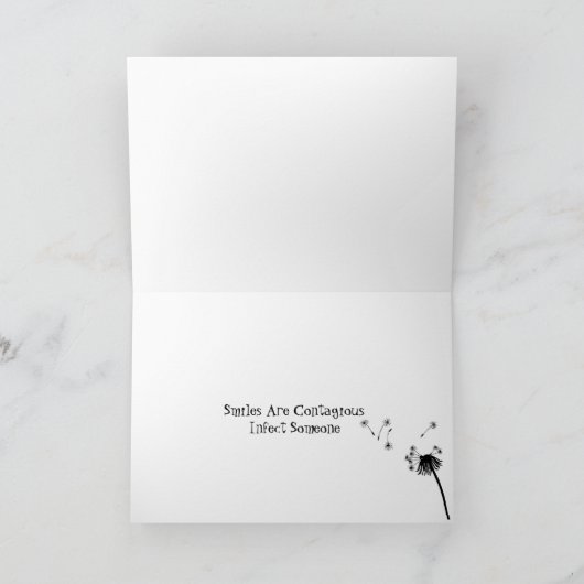 スマイルは伝染する カード (内部)
