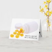 スマイルは伝染する カード (黄色い花)