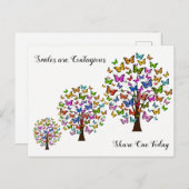 スマイルは伝染する ポストカード (正面/裏面)