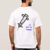 スマイルは伝染性です Tシャツ (裏面)