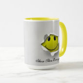 スマイルは伝染性のコーヒーマグである マグカップ (正面右)