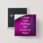 スマイルは何も要しません 缶バッジ (正面&裏面)