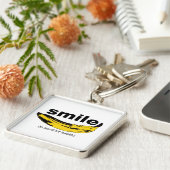スマイルは健康に良い – Keychain キーホルダー (側面)
