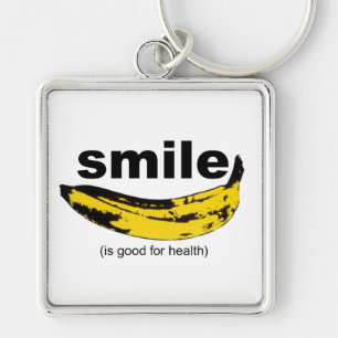 スマイルは健康に良い- Keychain キーホルダー