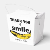 スマイルは健康のために良い50歳の誕生日の好意ボックス フェイバーボックス (裏面サイド)