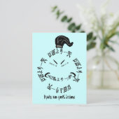 スマイルは千語諺に値す日本のる ポストカード (スタンド正面)