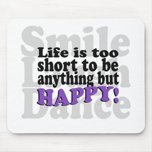 スマイルは幸せであり、! マウスパッド (正面)