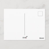 スマイルは最高の服装！やる気を起こさせる ポストカード (裏面)