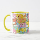 スマイルは最高の服装！やる気を起こさせる マグカップ (左)