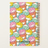 スマイルは最高の服装!子猫やる気を起こさせる ノートブック (裏面)