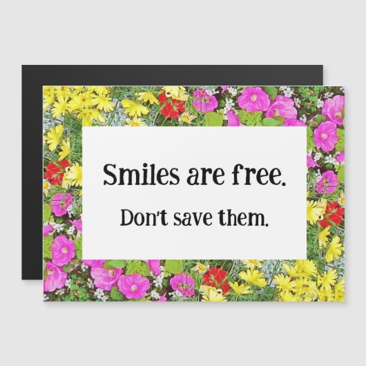 スマイルは無料 (正面/裏面)