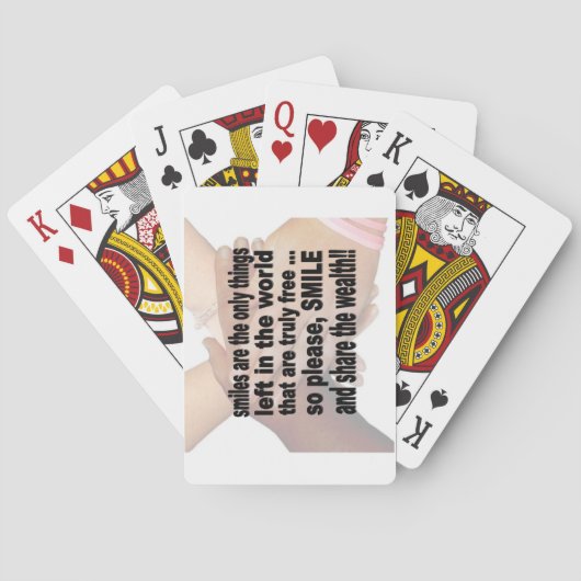 スマイルは無料 トランプ (裏面)