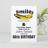 スマイルは第90回の誕生日パーティーの招待状だ 招待状 (スタンド正面)