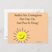 スマイルは苦しい！ ポストカード (正面/裏面)