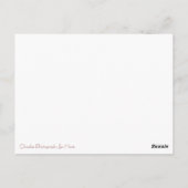 スマイルは？ ポストカード (裏面)