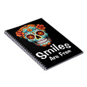 スマイルは、砂糖のスカルの喜びのように自由である ノートブック (右側)