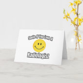 スマイルもしは放射線学者を愛する カード (黄色い花)