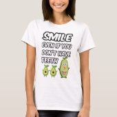 スマイルもしは歯がない Tシャツ (正面)
