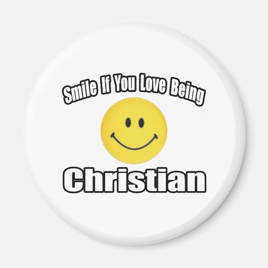 スマイルもしキリシタンが大好き マグネット (正面)