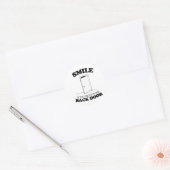 スマイルもしバックドアに持ち込む – .png ラウンドシール (封筒)