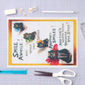 スマイルアワーブラックキャットルイワーイン 薄葉紙 (クラフト)