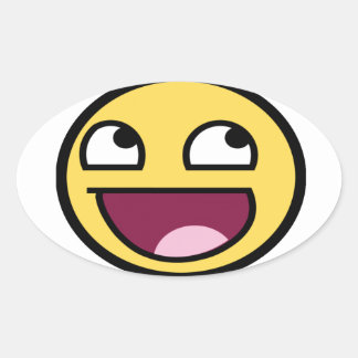 スマイルイエスはあなたを愛している 楕円形シール