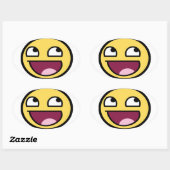 スマイルイエスはあなたを愛している 楕円形シール (シート)