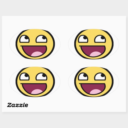 スマイルイエスはあなたを愛している 楕円形シール (シート)