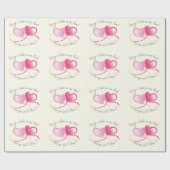 スマイルイン私のハートバレンタイン ラッピングペーパー (フラット)