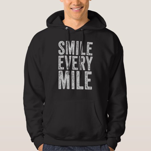 スマイルイーストランニングマイル走者 パーカ (正面)