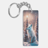 スマイルウィンターキツネ キーホルダー (正面左)