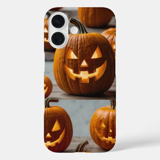スマイルカボチャ顔ハロウィーン Case-Mate iPhoneケース (裏面)