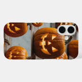 スマイルカボチャ顔ハロウィーン Case-Mate iPhoneケース (裏面 (横))