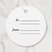 スマイルカボチャ顔ラウンドギフトラベル フェイバータグ (裏面)