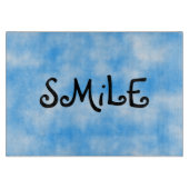 スマイルガラス板 カッティングボード (正面)
