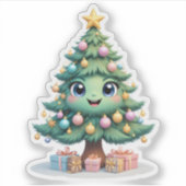 スマイルクリスマスプレゼント シール (正面)