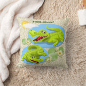 スマイルクロコダイル！ クッション (ブランケット)