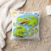 スマイルクロコダイル！ クッション (ブランケット)