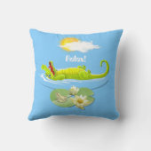 スマイルクロコダイル! クッション (裏面)