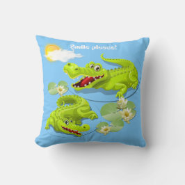 スマイルクロコダイル！ クッション