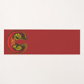 スマイルゴッドラブユービューティフルアメージング文字引用文 ヨガマット (正面(横))