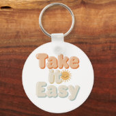 スマイルサンで"Take It Easy"をリラックス キーホルダー (裏面)