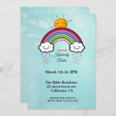 スマイルサンシャインベビーシャワー招待状 招待状 (正面/裏面)