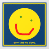 スマイルサンハッピー顔 ウィンドウサイン (シート)