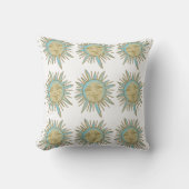 スマイルサン顔アート クッション (正面)