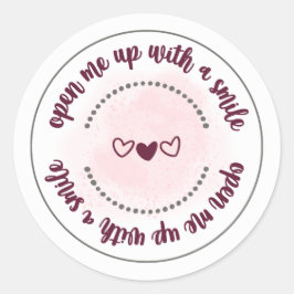 スマイルシールで開く ラウンドシール