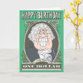 スマイルジョージ誕生日カード カード (黄色い花)